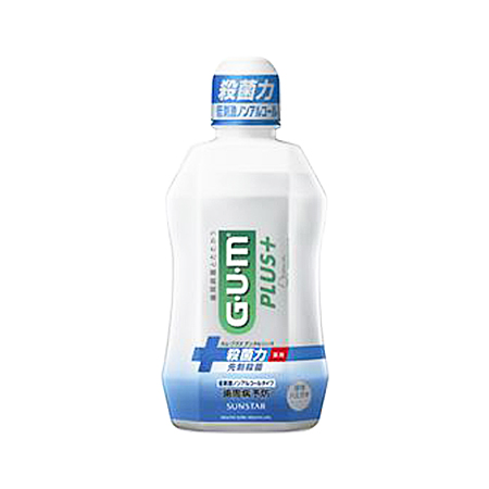 ガム・プラス デンタルリンス 低刺激ノンアルコールタイプ 450ml