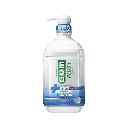 ガム・プラス デンタルリンス 低刺激ノンアルコールタイプ 900ml