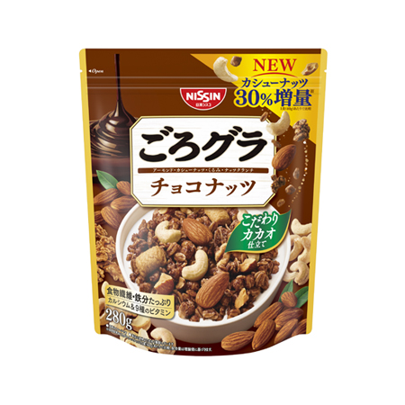 日清シスコ ごろグラ チョコナッツ  280g