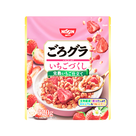 日清シスコ ごろグラいちごづくし 完熟いちご仕立て  320g