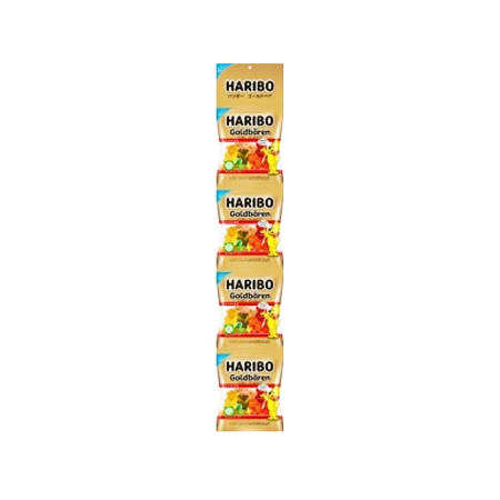 ハリボー ゴールドベア４連  64g