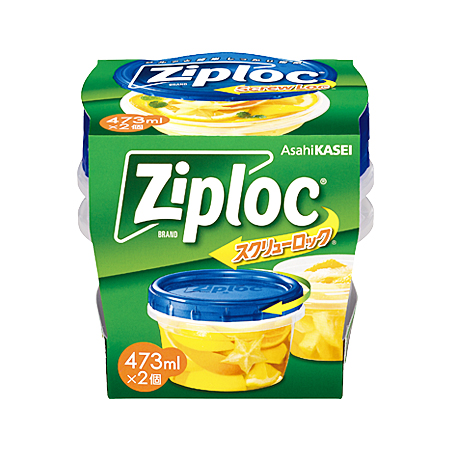 ジップロック スクリューロック 473ml 2個入