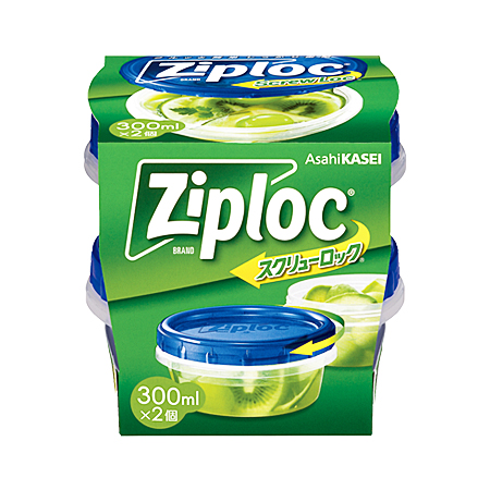 ジップロック スクリューロック 300ml 2個入