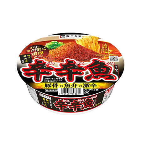 寿がきや 麺処井の庄監修 辛辛魚らーめん   136g