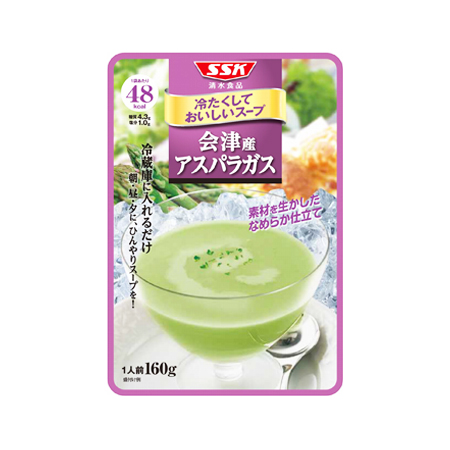 SSK 冷たくしておいしいスープ 会津産アスパラガス  160g