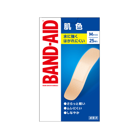 バンドエイド 肌色Ｍサイズ 25枚