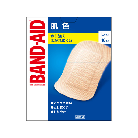 バンドエイド 肌色Ｌサイズ 10枚