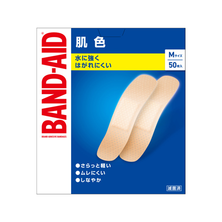 バンドエイド 肌色Ｍサイズ 50枚