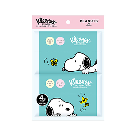 クリネックス ローションティシュー ポケット スヌーピー