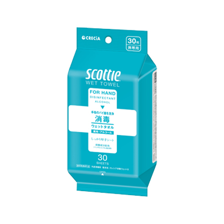 スコッティ ウェットタオル 消毒アルコールタイプ 30枚