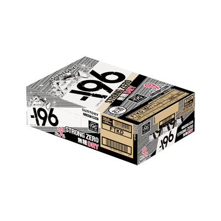 サントリー -196 ストロングゼロ無糖ドライ  350ml ケース