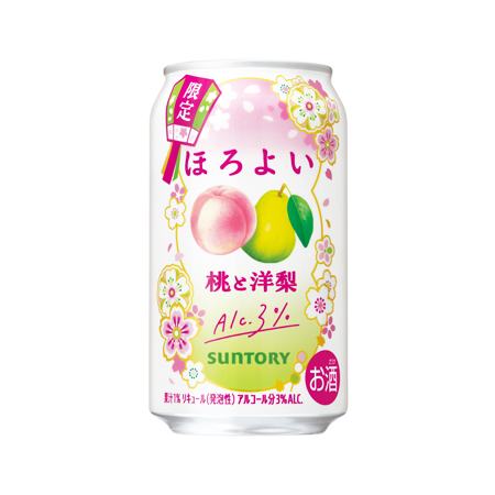 サントリー ほろよい 桃と洋梨　　350ml