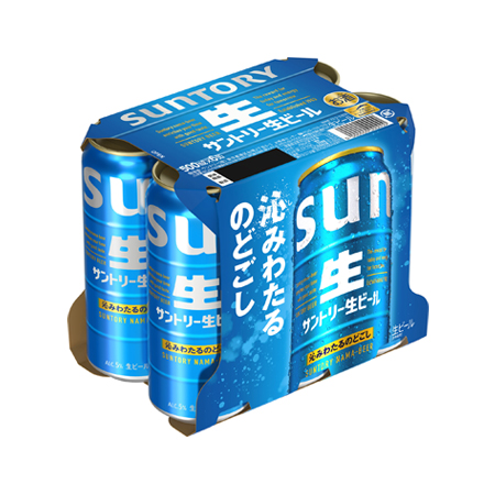 サントリー 生ビール   500ml 6缶