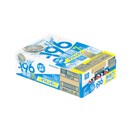 サントリー -196無糖ダブルレモン7%  350ml ケース