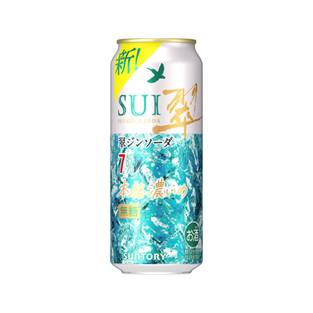 サントリー 翠ジンソーダ 本格濃いめ 500ml