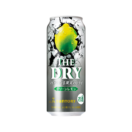サントリー THE DRY グリーンレモンALC.7% 500ml