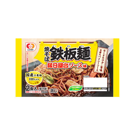 シマダヤ 焼そば 鉄板麺 縁日屋台ソース味  2食入