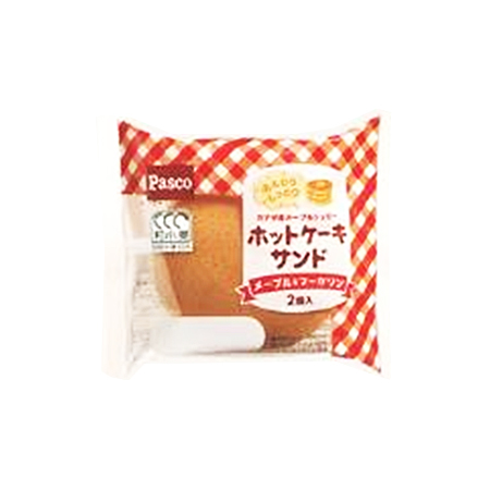 パスコ ホットケーキサンド メープル＆マーガリン  2個入