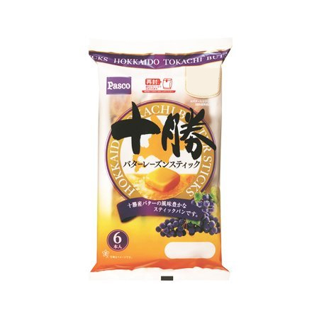 パスコ 十勝バター レーズンスティック  6本