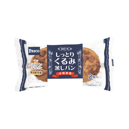 パスコ しっとりくるみ蒸しパン　2個