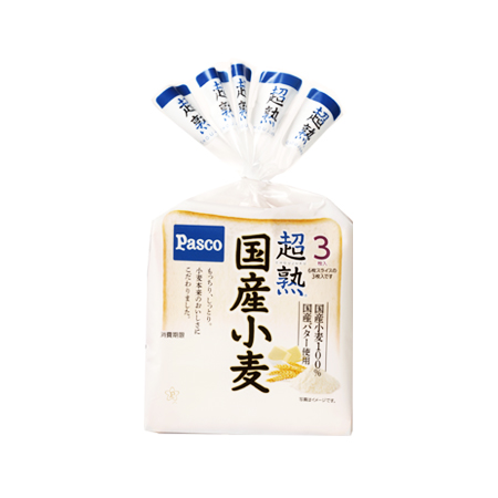 パスコ 超熟 国産小麦  3枚入