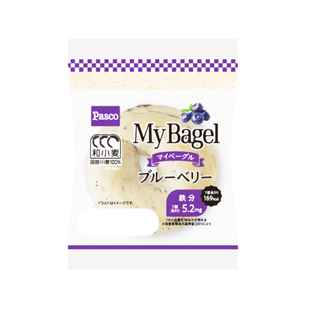 パスコ MyBagel ブルーベリー  1個