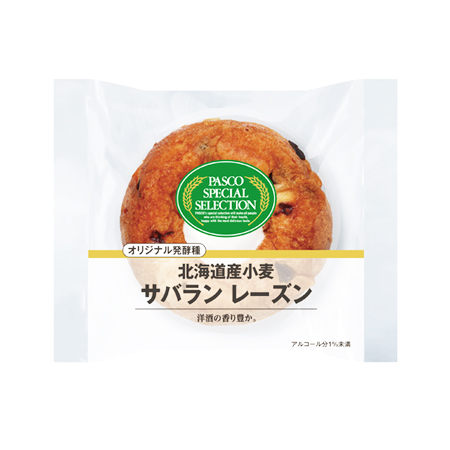 パスコ 北海道産小麦 サバラン レーズン  1個