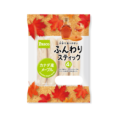 パスコ ふんわりスティック カナダ産メープル  4本入