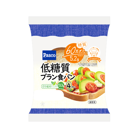 パスコ 低糖質ブラン食パン  4枚入