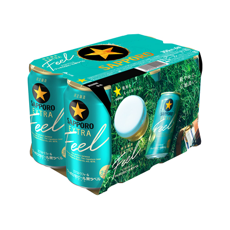サッポロ 黒ラベル EXTRA FEEL  350ml 6缶