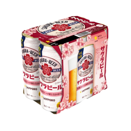 サッポロ サクラビール　500ml 6缶