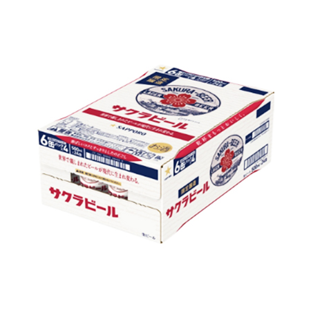 サッポロ サクラビール　500ml ケース