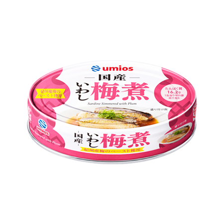 Umios 国産いわし梅煮  100g