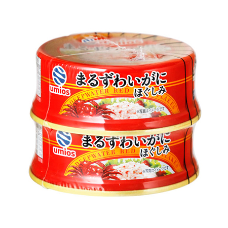Umios まるずわいがにほぐしみ  60g×2缶入
