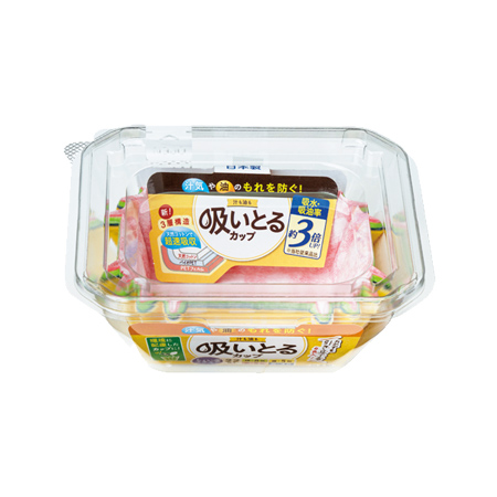 東洋アルミ 汁も油も吸いとるカップ スクエア 22枚