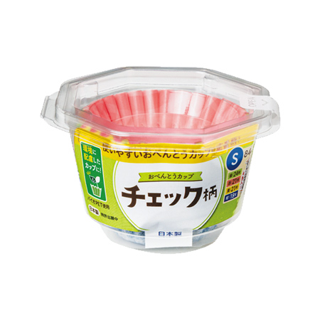 東洋アルミ おべんとうカップ チェック柄 Ｓ 84枚