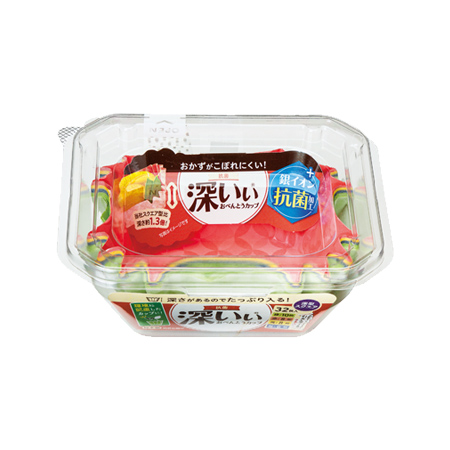 東洋アルミ 抗菌深いぃ おべんとうカップ 深型スクエア 32枚