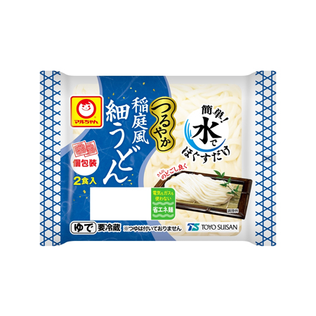 マルちゃん つるやか 稲庭風細うどん  2食入