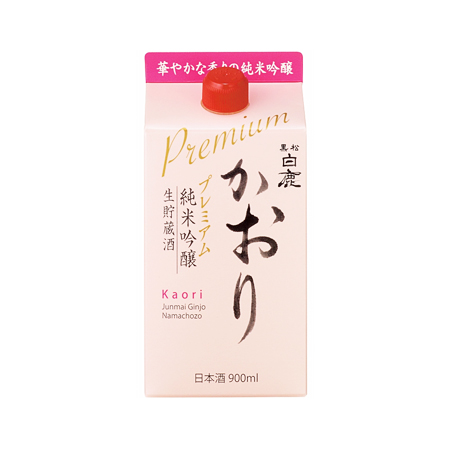 黒松白鹿 かおりプレミアム 純米吟醸 生貯蔵酒  900ml