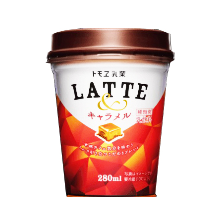 トモヱ乳業 LATTE＆キャラメル  280ml