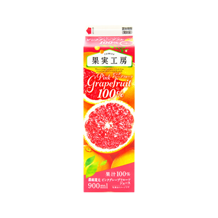 トモヱ乳業 果実工房 ピンクグレープフルーツ100％  900ml