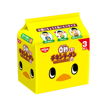 日清 0秒チキンラーメン ミニ 　3食