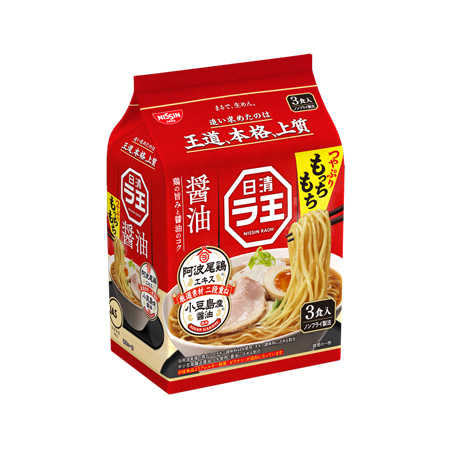 日清 ラ王 醤油  3食入