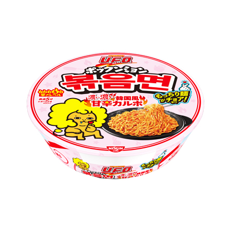 日清焼そば U.F.O.  ポックンミョン濃い濃い韓国風甘辛カルボ  101g