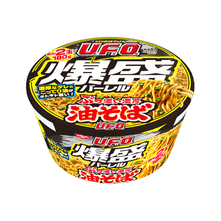 日清 UFO 爆盛バーレル 油そば 212g