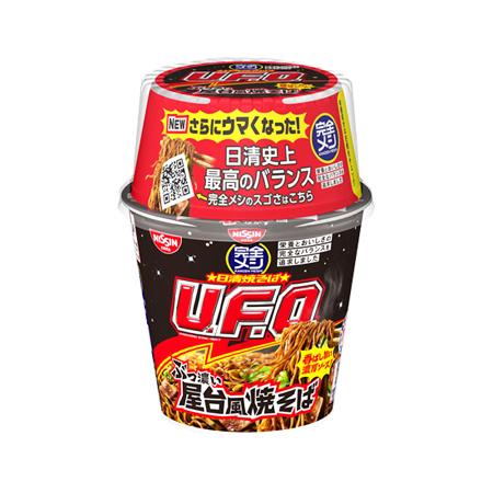 日清 完全メシ 焼そばU.F.O. ぶっ濃い屋台風焼そば  123g