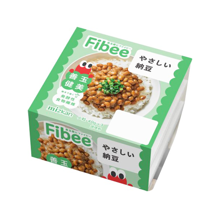 ミツカン Fibee やさしい納豆  40g×3