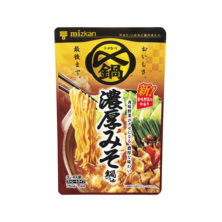 ミツカン 〆まで美味しい 濃厚みそ鍋つゆ  750g
