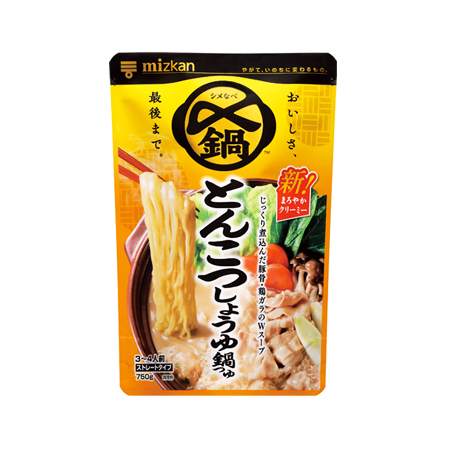 ミツカン 〆まで美味しい とんこつしょうゆ鍋つゆ  750g