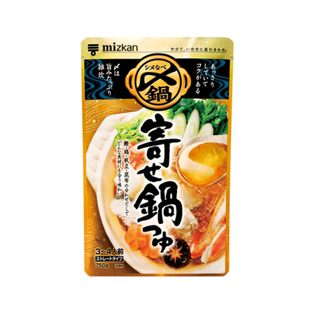 〈☆〉ミツカン 〆まで美味しい 寄せ鍋つゆ   750g